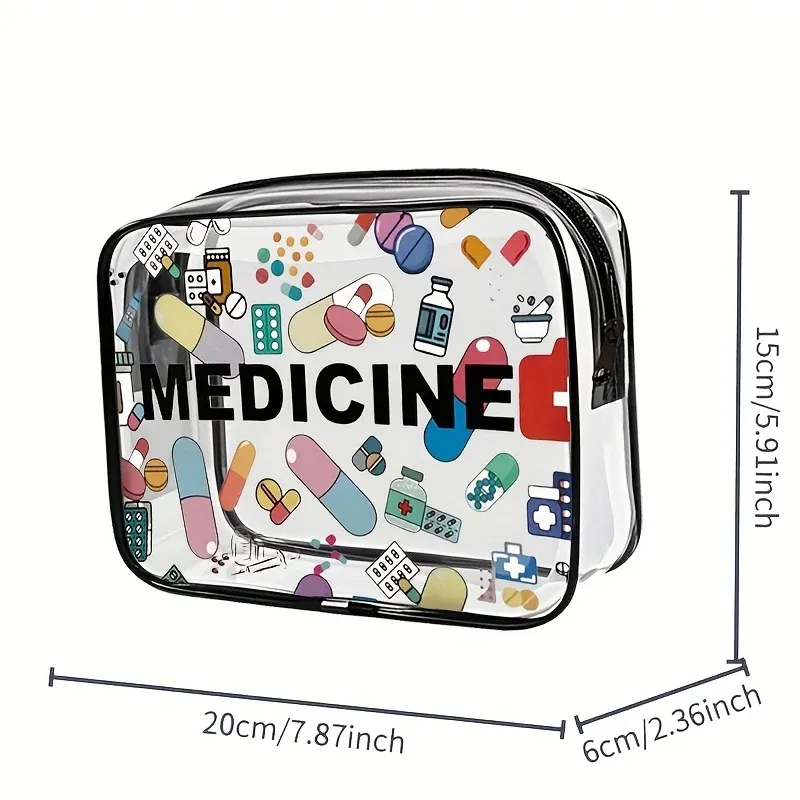 Trousse de toilette femme grande capacité, idéale pour les voyages, facile à nettoyer, pour produits cosmétiques et médicaments 3
