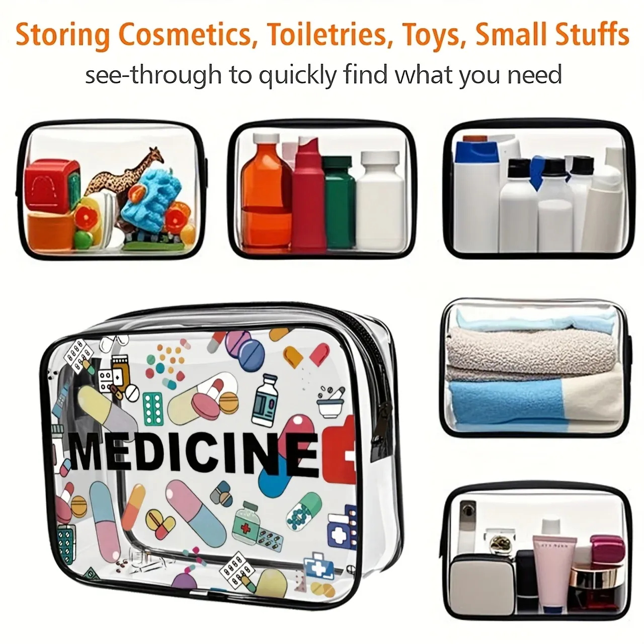 Trousse de toilette élégante et spacieuse pour femmes