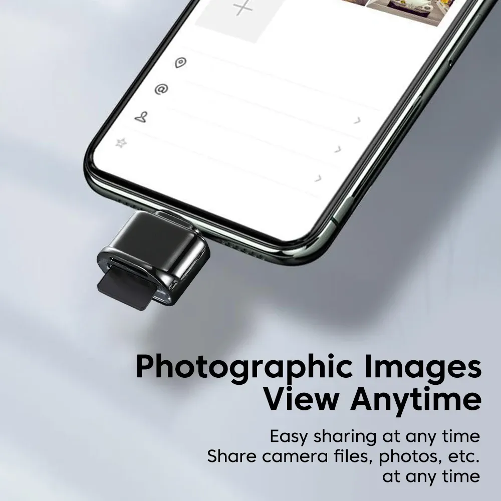 Mini lecteur de cartes OTG micro TF USB 3.1 haute vitesse pour téléphone portable, MacBook, Samsung et Xiaomi, transfert de données, adaptateur USB-C 4