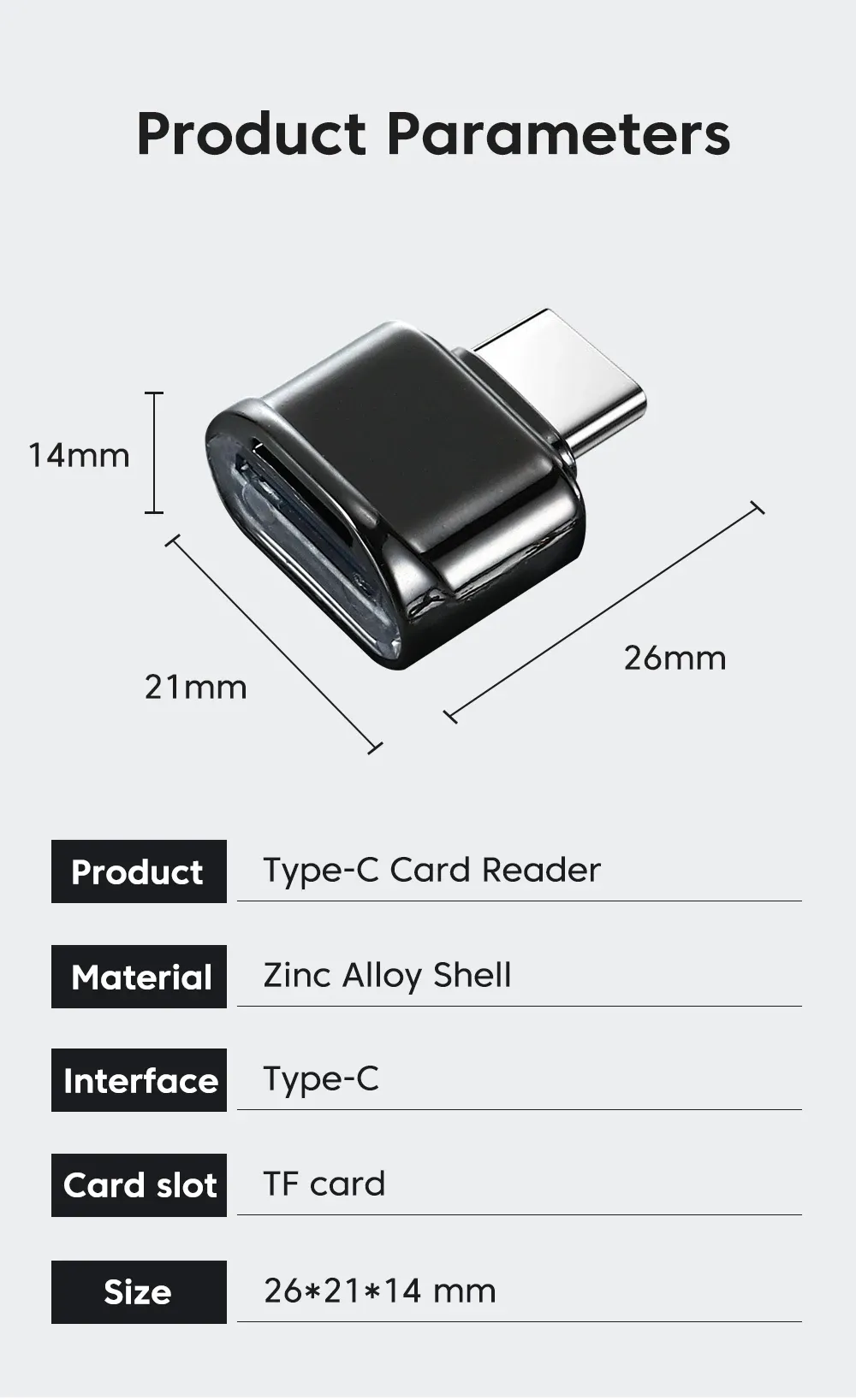 Lecteur de carte OTG, qualité de fabrication
