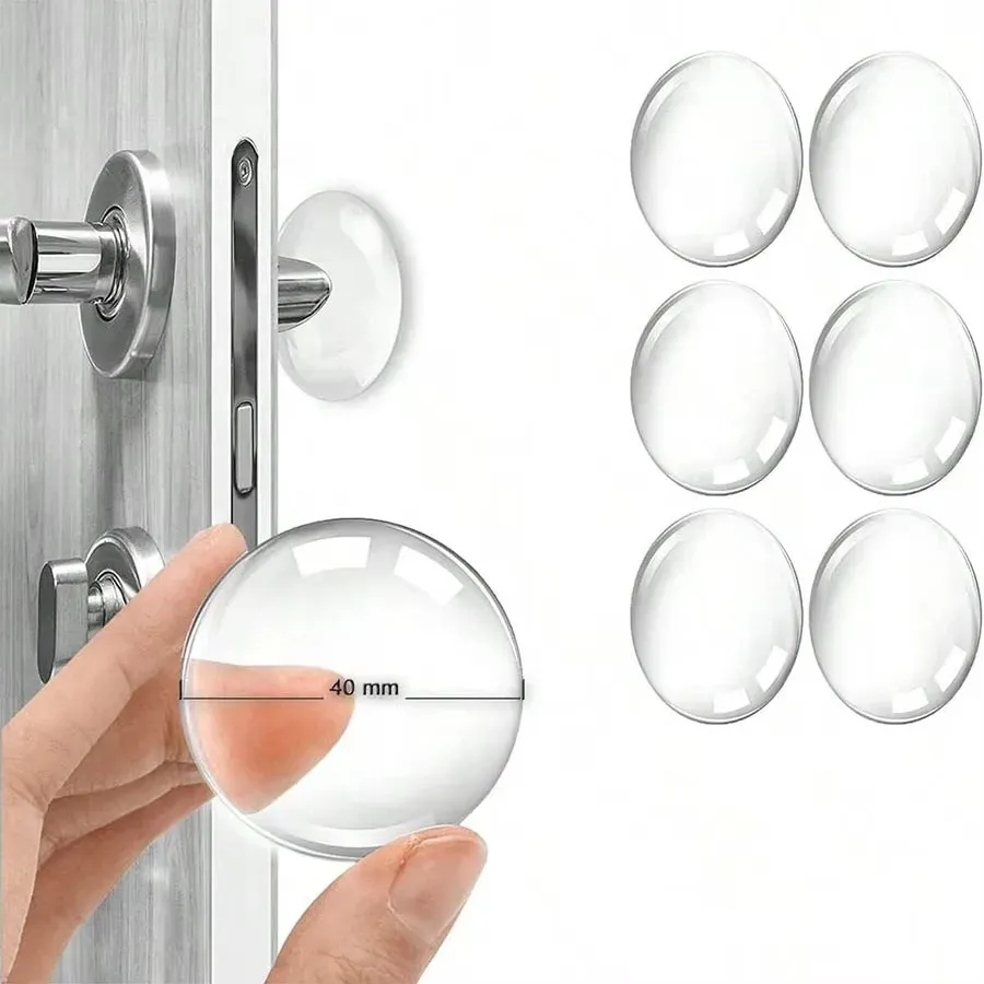 Gros plan sur la protection transparente fixée au mur