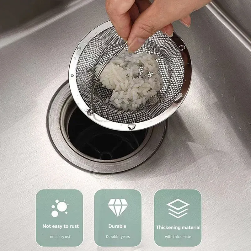 Passoire de lavabo en métal