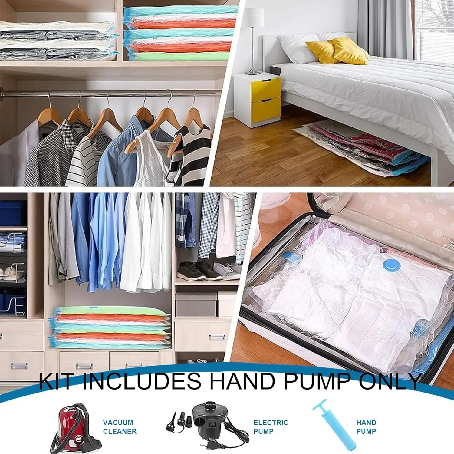 Sac de rangement sous vide pour literie