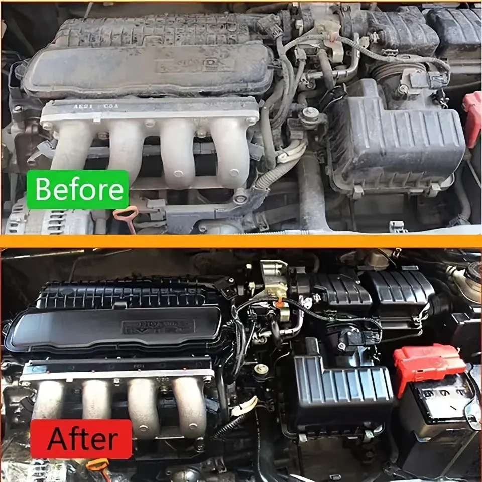 Nettoyant pour compartiment moteur, rénovateur et décontaminant puissant, produit de nettoyage et de polissage pour voiture 6