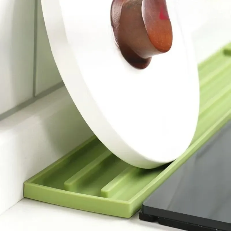Support de rangement en silicone pour évier avec égouttoir, pour savon, éponge, brosse à récurer et ustensiles de cuisine 6