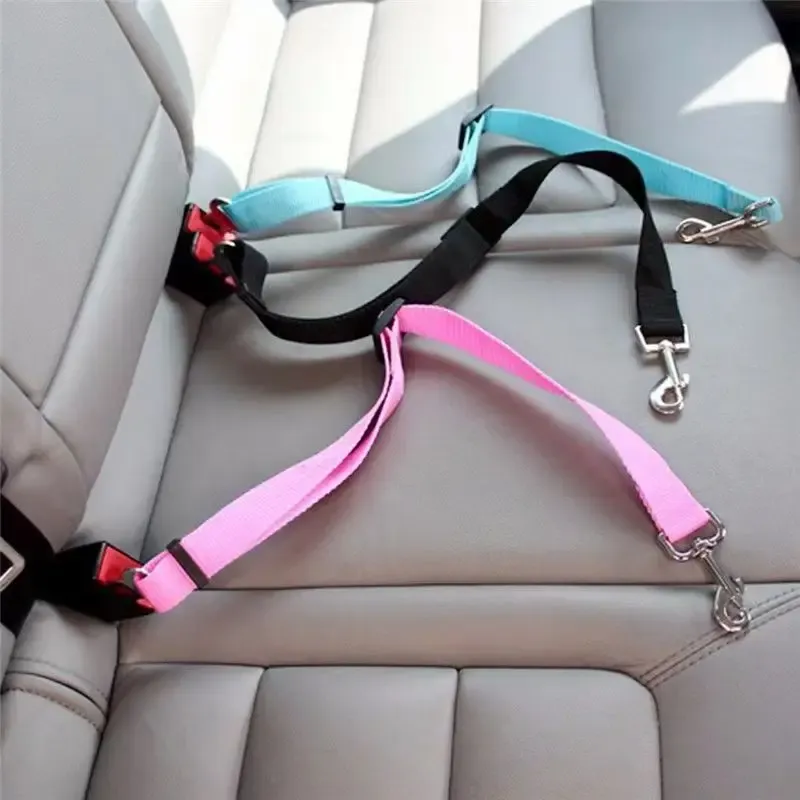Ceinture de sécurité pour chien, harnais de voiture robuste - Image 1