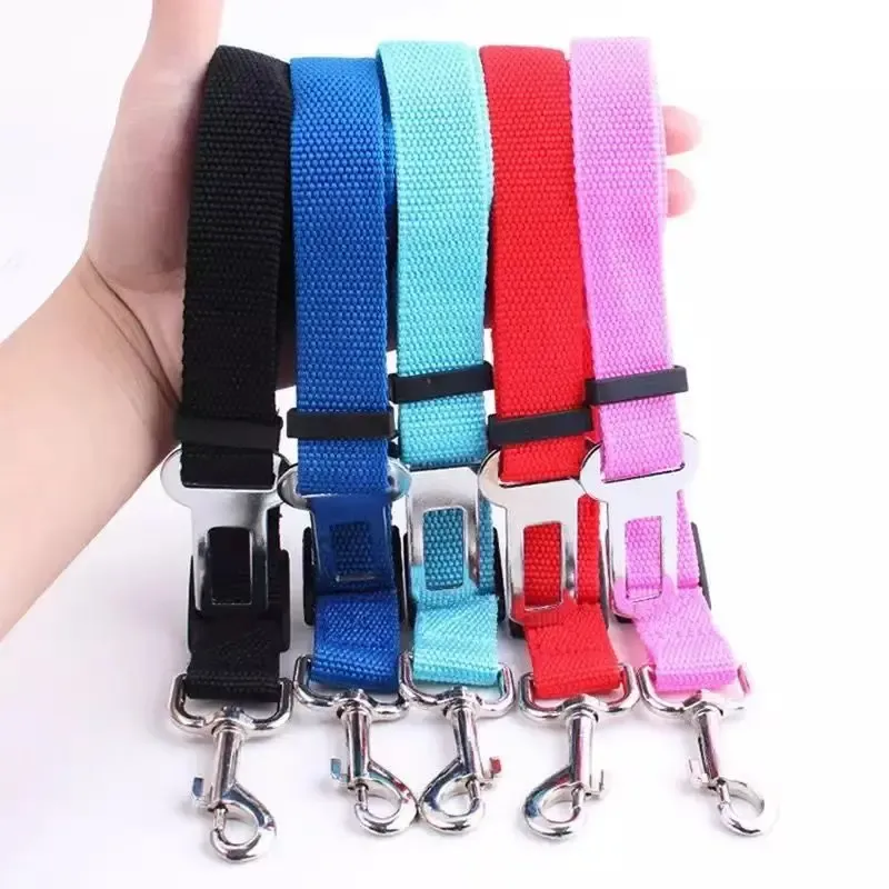 Ceinture de sécurité pour chien, harnais de voiture robuste 3