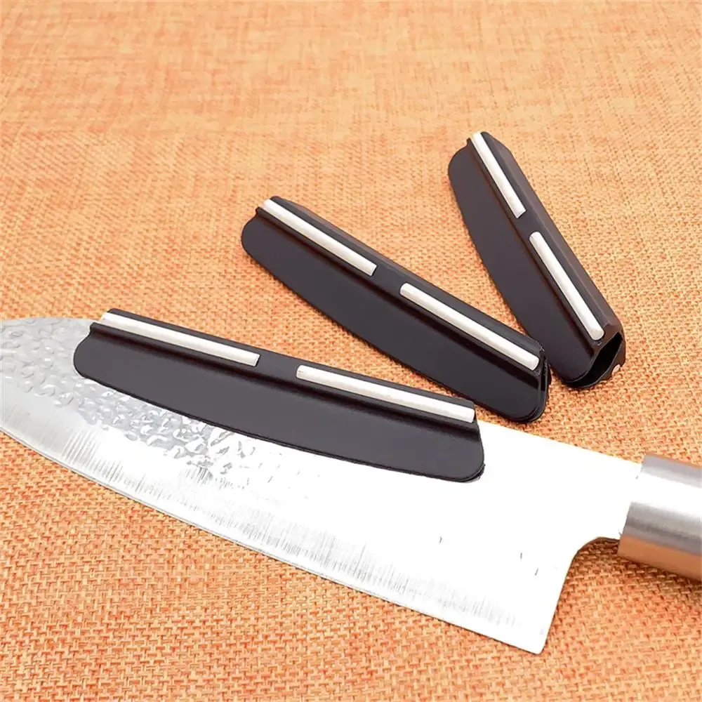 Guide d'angle professionnel en plastique pour aiguisage de couteaux de cuisine 2