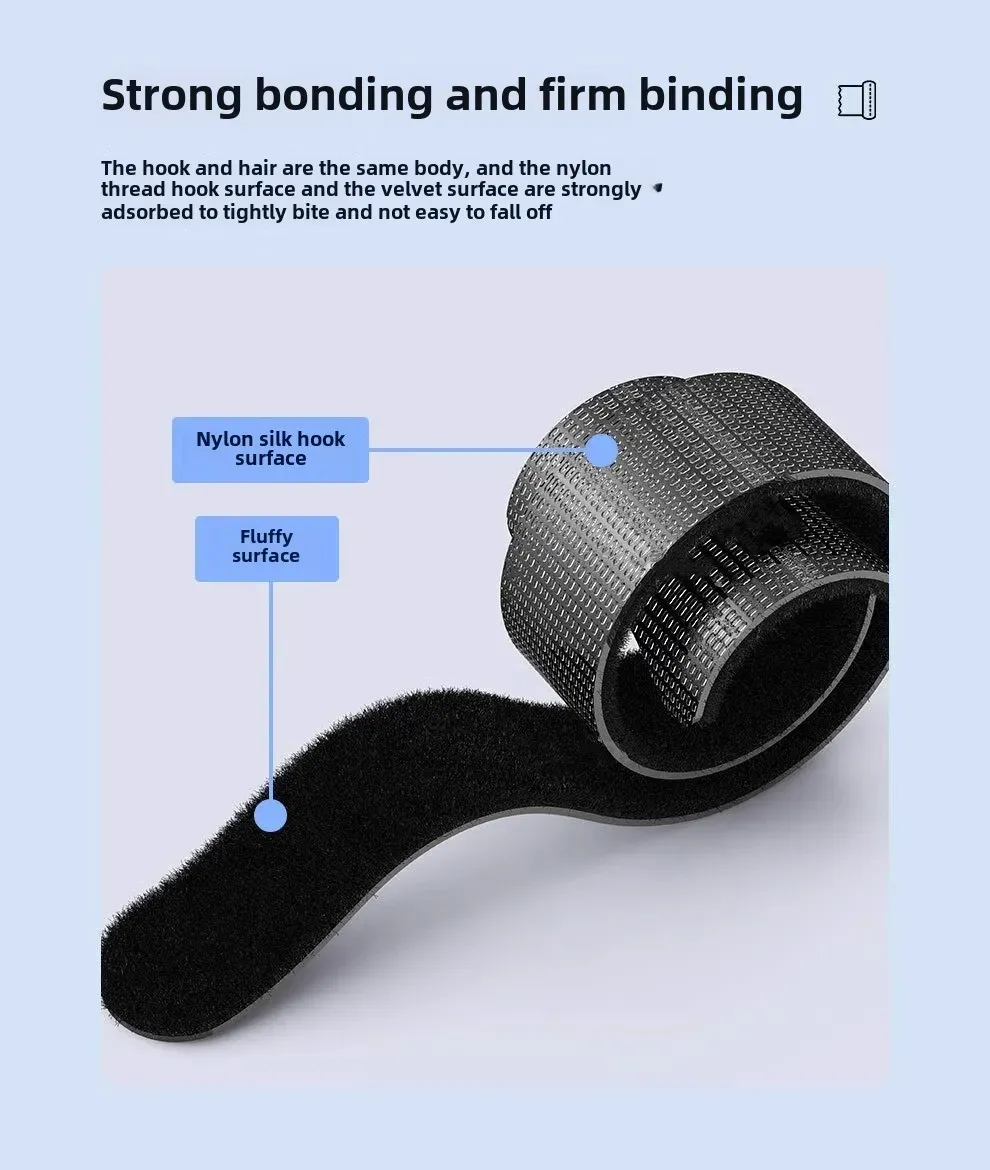 Attaches en nylon, finition soignée