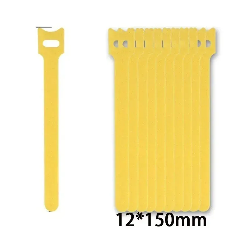 Attaches autocollantes réutilisables en nylon pour gestion de câbles 8
