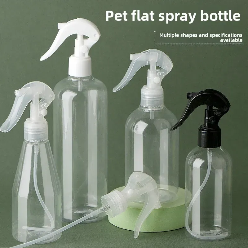 Pulvérisateur en plastique rechargeable de 100 à 500 ml, pompe à main, idéal pour l'alcool désinfectant et les voyages
