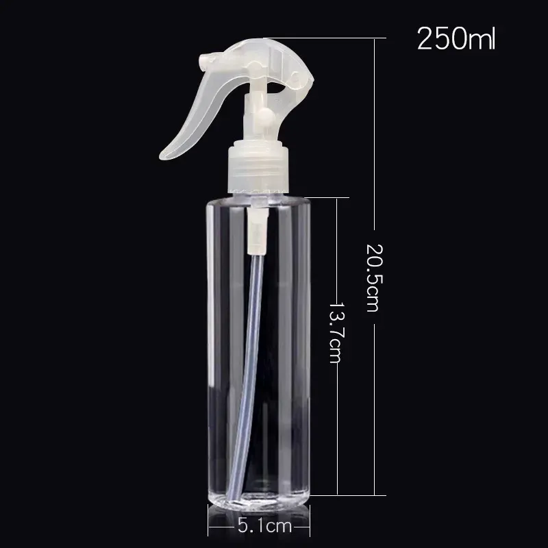 Pulvérisateur en plastique rechargeable de 100 à 500 ml, pompe à main, idéal pour l'alcool désinfectant et les voyages 7