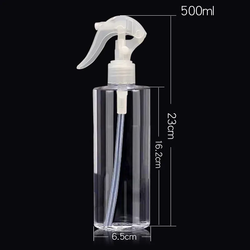 Pulvérisateur en plastique rechargeable de 100 à 500 ml, pompe à main, idéal pour l'alcool désinfectant et les voyages 9
