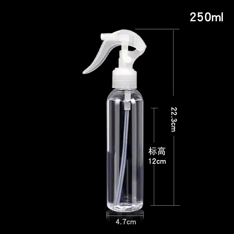 Pulvérisateur en plastique rechargeable de 100 à 500 ml, pompe à main, idéal pour l'alcool désinfectant et les voyages 15