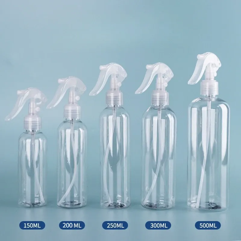 Pulvérisateur en plastique rechargeable de 100 à 500 ml, pompe à main, idéal pour l'alcool désinfectant et les voyages 16