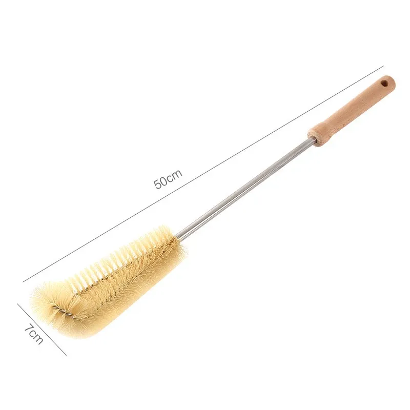 Brosse à bouteilles en bois à long manche 10
