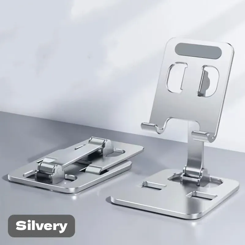 Support de tablette et téléphone portable en alliage d'aluminium, compatible iPad, Samsung Tab et MatePad, support mobile flexible et réglable 10