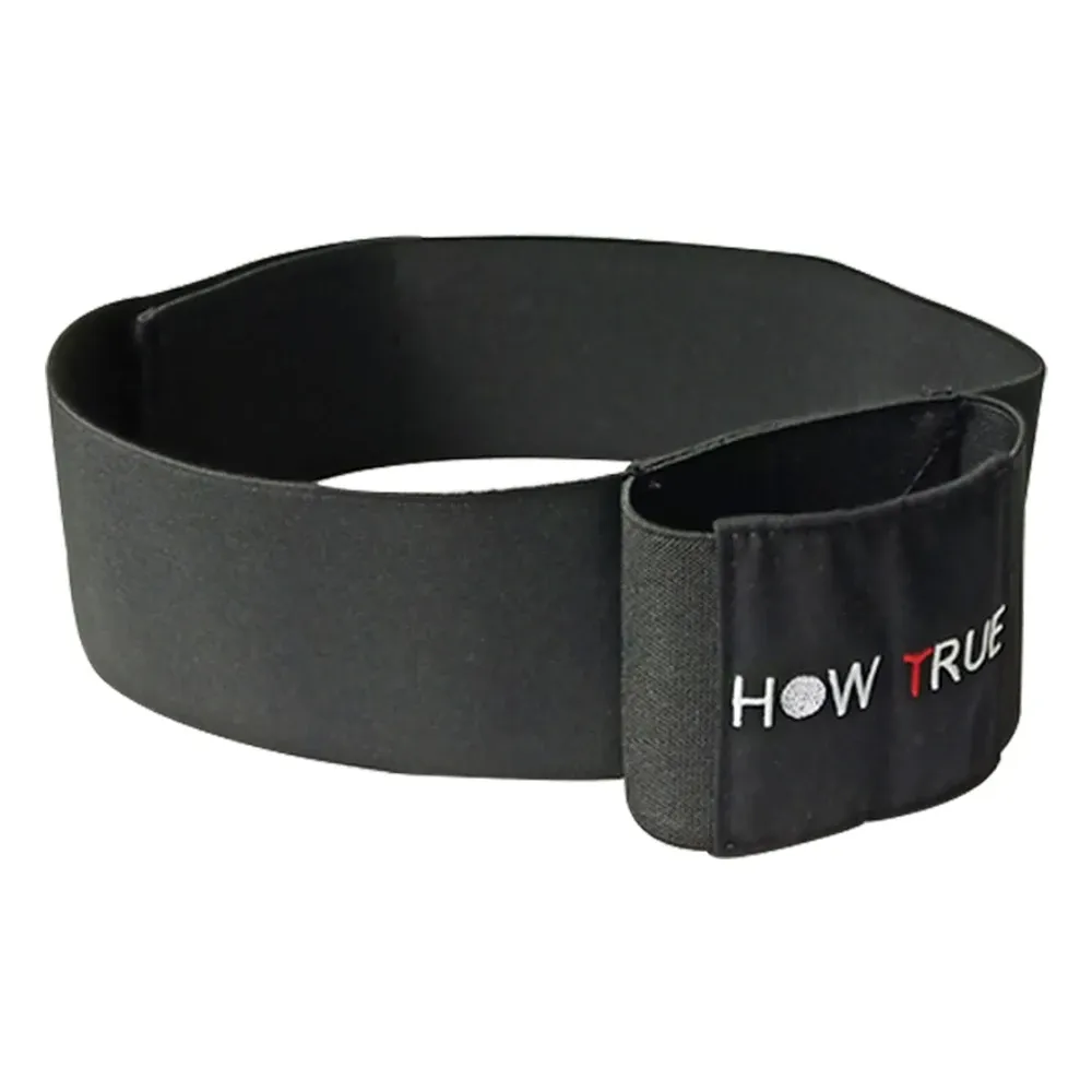 Brassard d'entraînement de swing de golf correcteur de posture de main, ceinture élastique en nylon noir pour débutants 3
