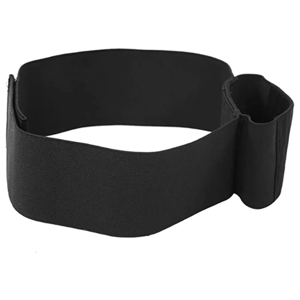 Brassard d'entraînement de swing de golf correcteur de posture de main, ceinture élastique en nylon noir pour débutants 4
