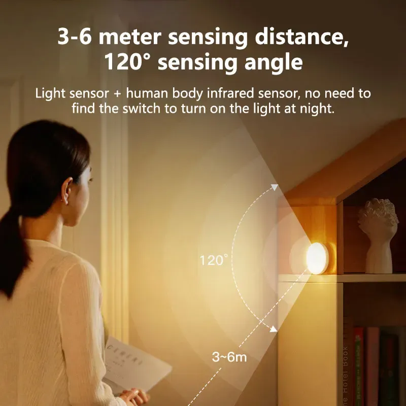 Veilleuse intelligente à détection LED, vue d'ensemble