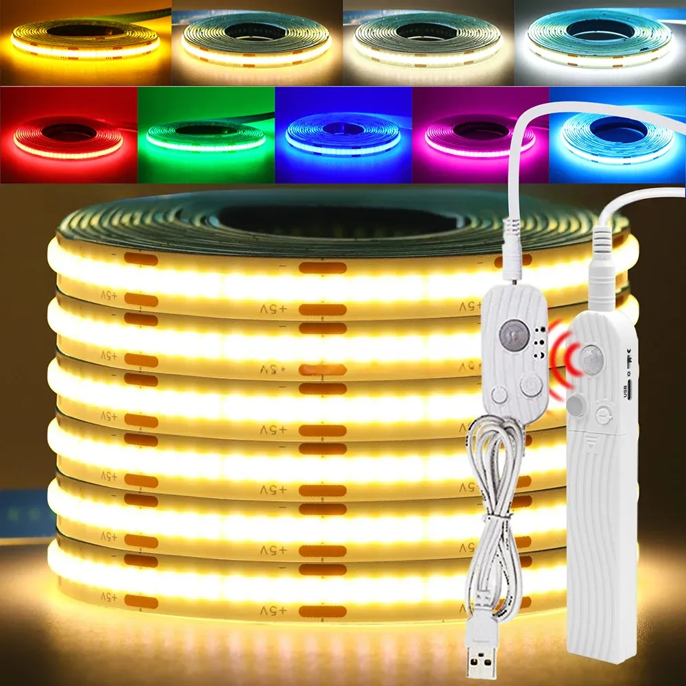 Bande lumineuse LED COB en ambiance