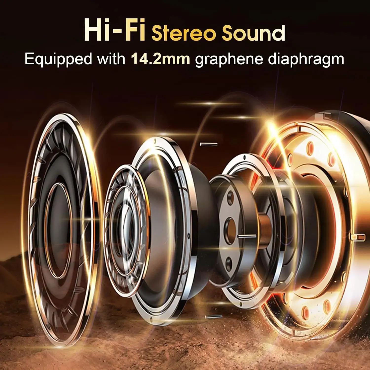 Écouteurs Bluetooth sans fil sport, autonomie 75 h, Bluetooth 5.4, son stéréo HiFi, écouteurs intra-auriculaires avec réduction de bruit ENC et micro, écran LED, certifiés IP7 étanches, pour running et musculation 2