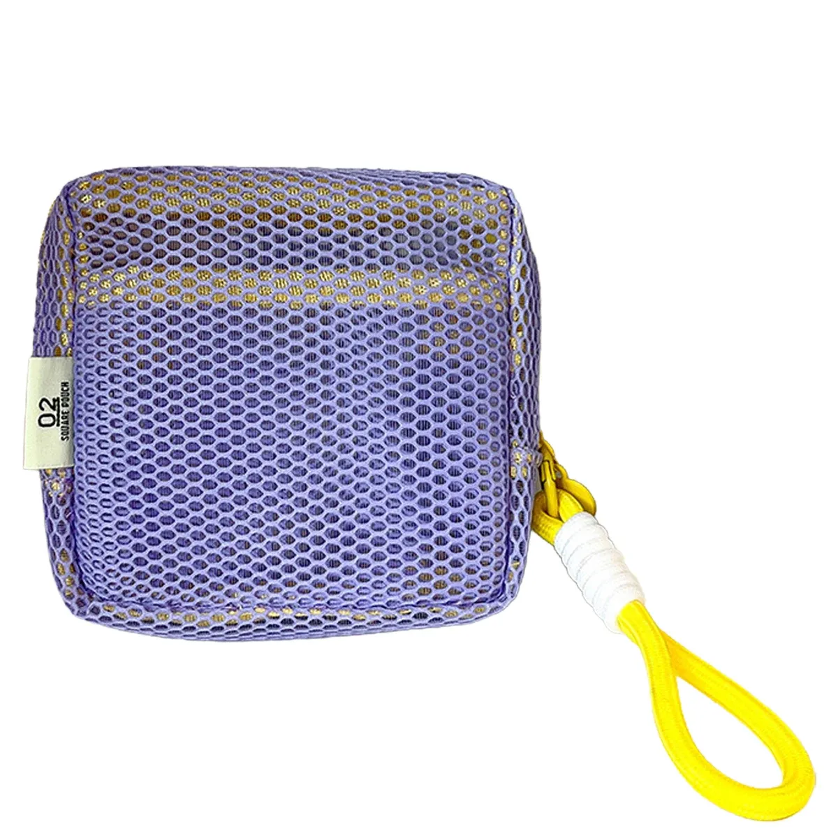 Petite pochette de plage en maille transparente avec dragonne amovible, trousse de voyage pour crème solaire, clés et câbles 7