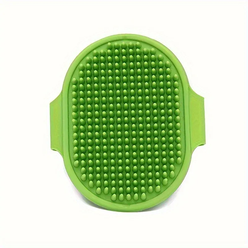 Brosse de bain en silicone pour chien avec poignée circulaire réglable 7