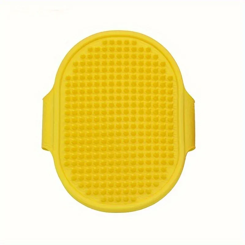 Brosse de bain en silicone pour chien avec poignée circulaire réglable 9