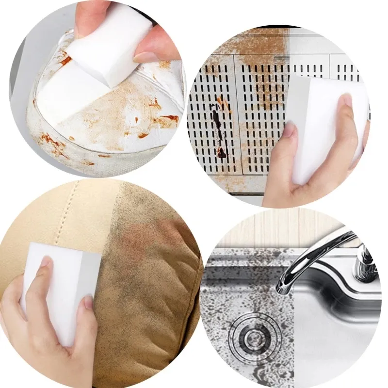 Éponge magique en mélamine, gomme de nettoyage pour cuisine et salle de bain, lot de 1 à 100 pièces 6