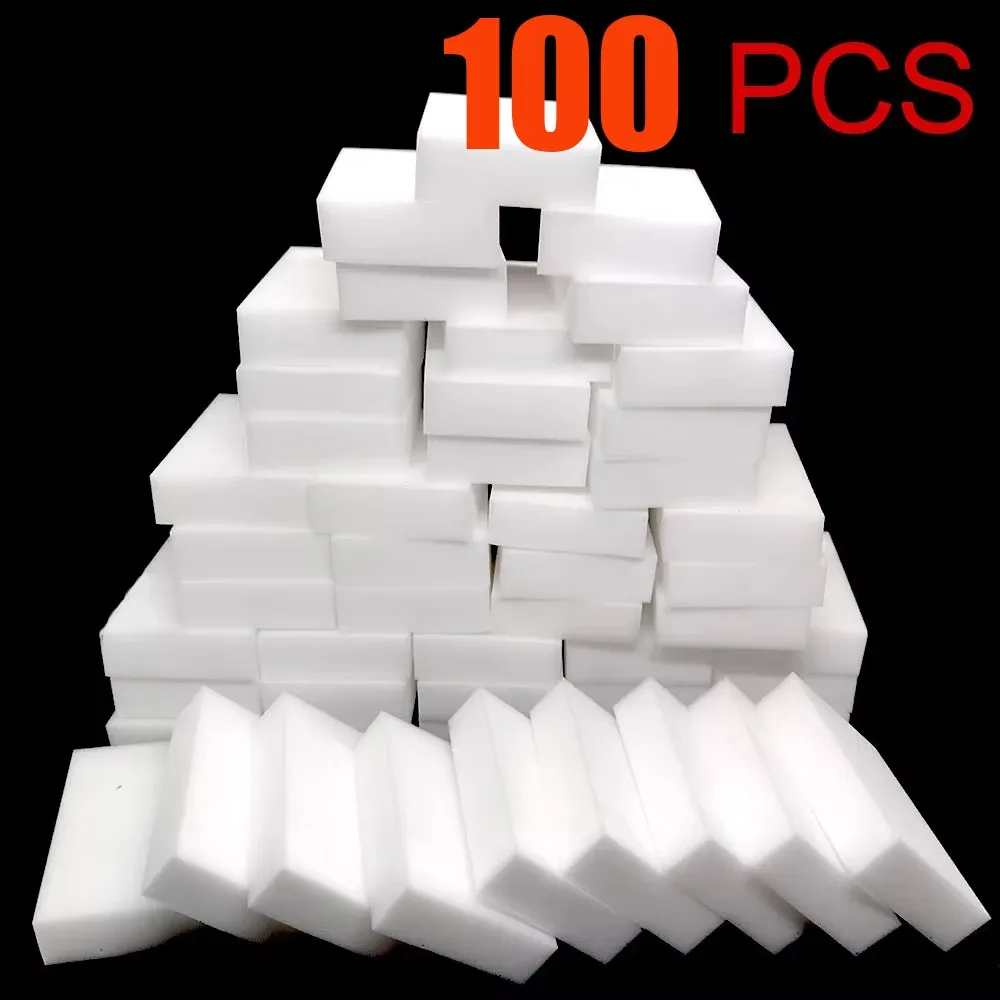 Éponge magique en mélamine, gomme de nettoyage pour cuisine et salle de bain, lot de 1 à 100 pièces 12