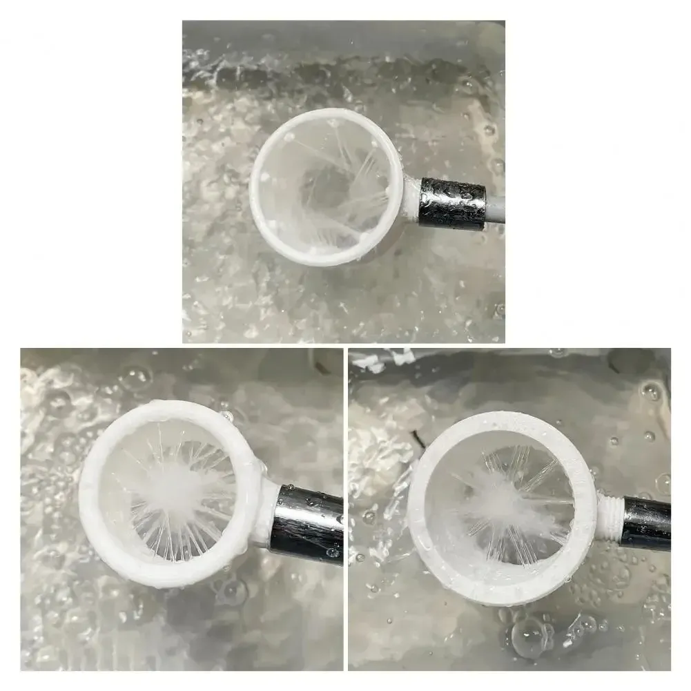 Pommeau de douche à hydromassage avec buse spirale à jet 360° pour un nettoyage complet 3