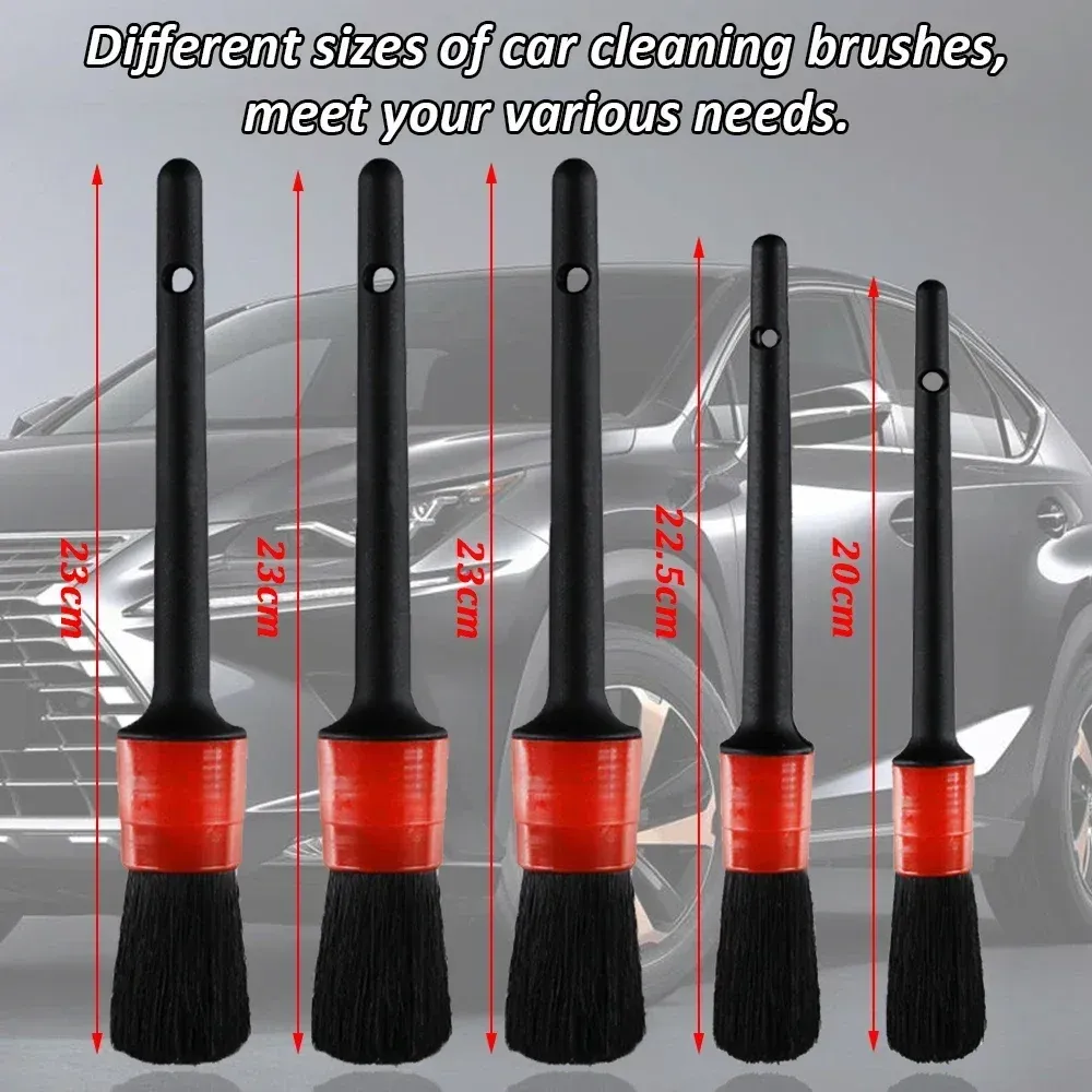 Kit de Brosses de Nettoyage pour Voiture, Compatible Perceuse, Nettoyage de Climatiseur et Polissage Automobile 2