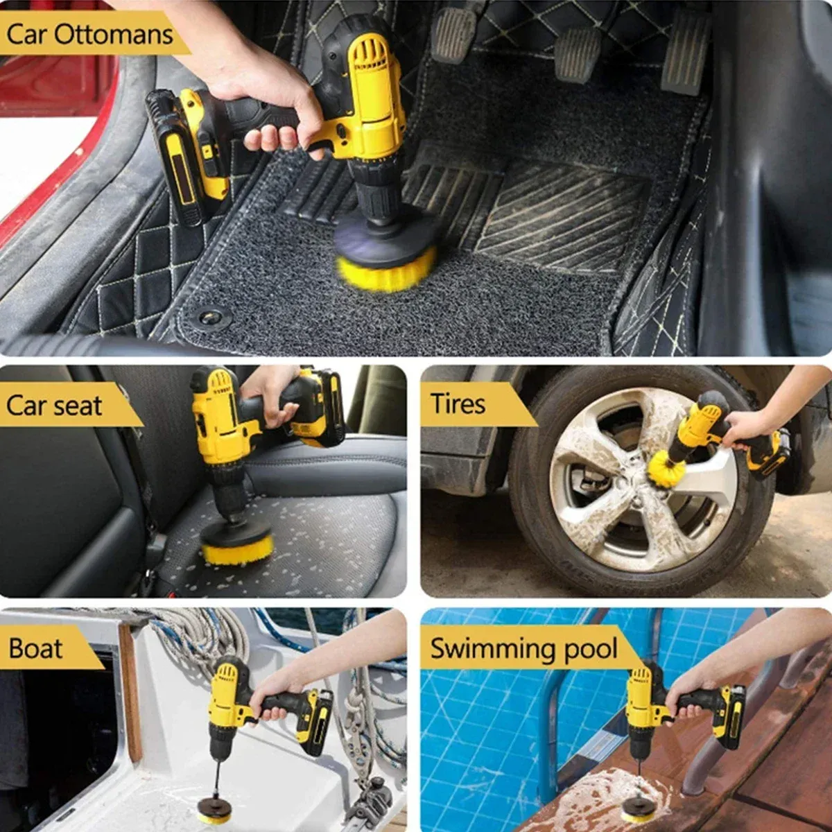 Accessoires de polissage pour perceuse