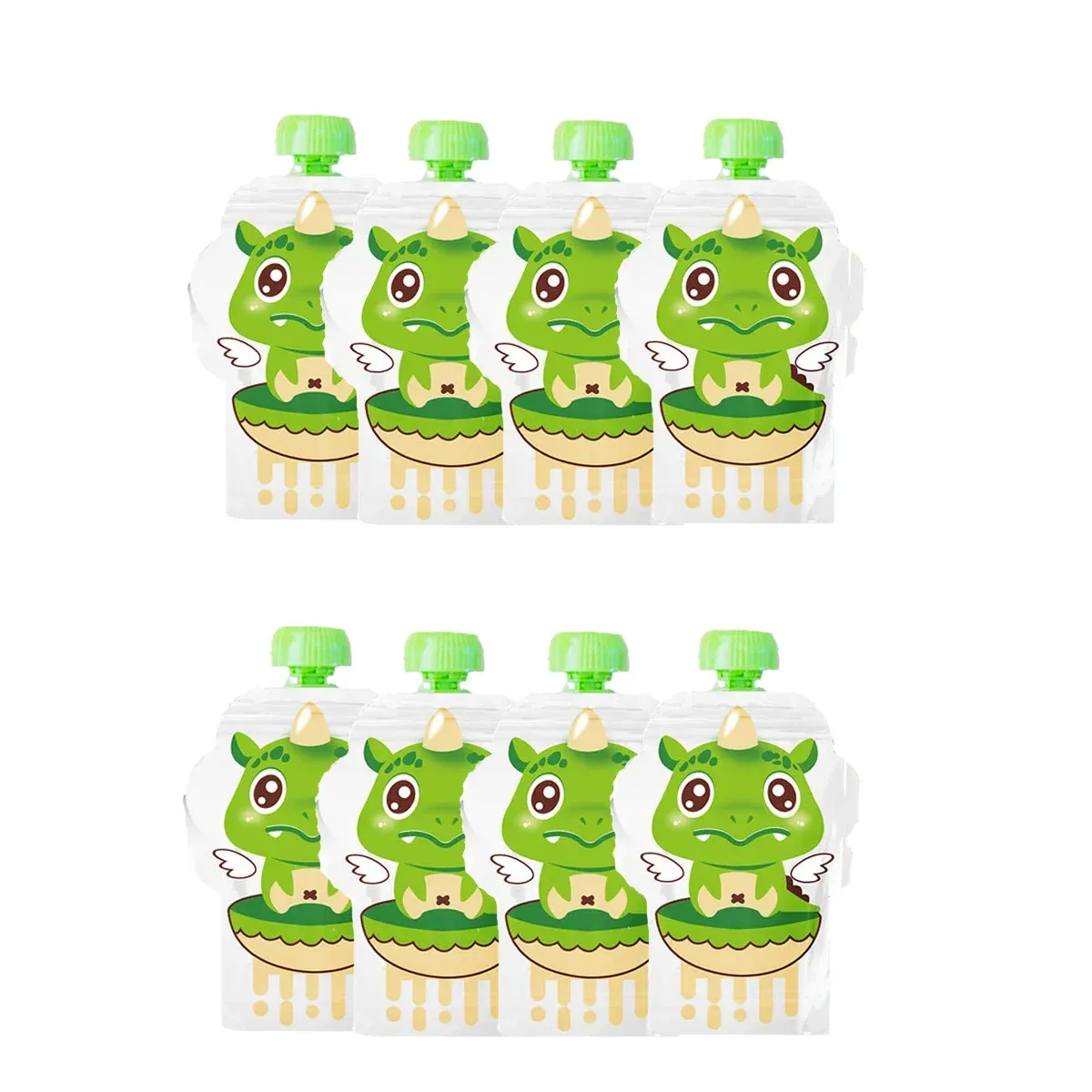 Ensemble de sachets réutilisables de conservation des aliments