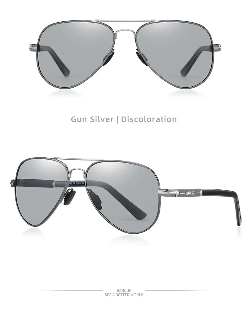 Lunettes BARCUR portées en extérieur