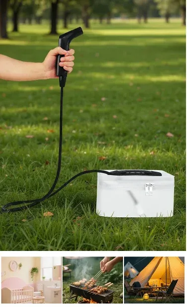 Pulvérisateur de bidet électrique portable, détail de la buse