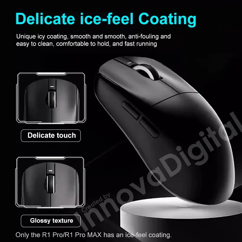 Souris de jeu sans fil ATK VXE Dragonfly R1 Pro MAX PAW3395, Édition R1 SE Plus, Esports FPS, rechargeable et légère 5