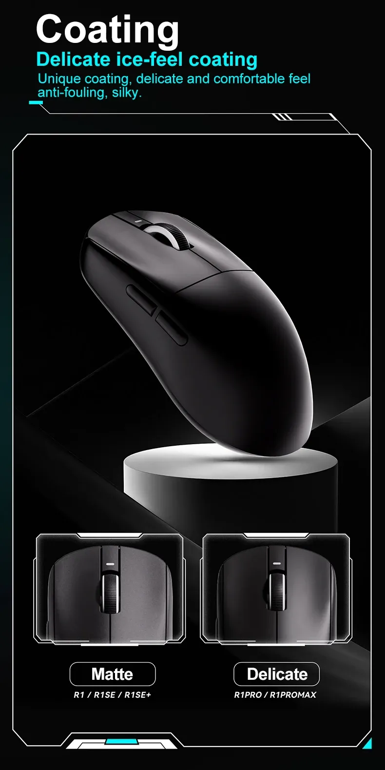 Souris VXE R1 dans un setup de jeu