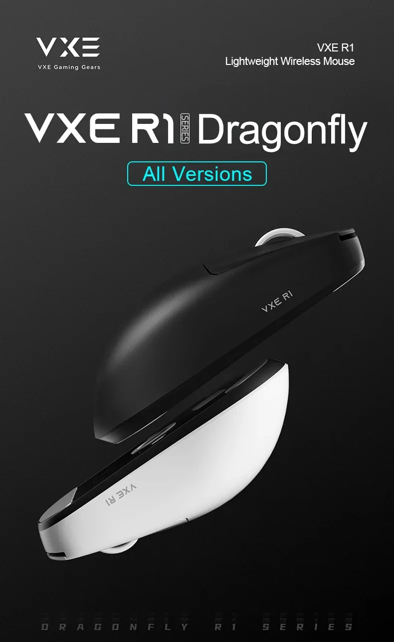 Design épuré de la souris VXE R1