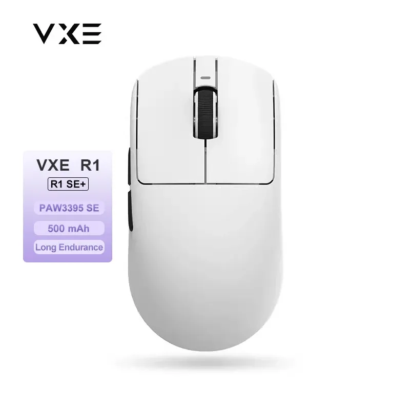 Souris de jeu sans fil ATK VXE Dragonfly R1 Pro MAX PAW3395, Édition R1 SE Plus, Esports FPS, rechargeable et légère 7