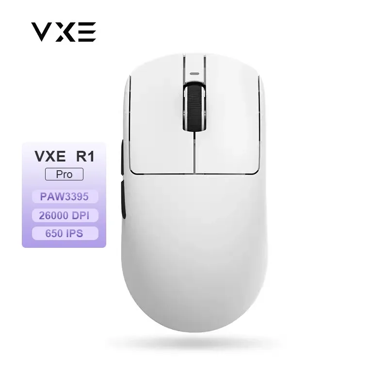 Souris de jeu sans fil ATK VXE Dragonfly R1 Pro MAX PAW3395, Édition R1 SE Plus, Esports FPS, rechargeable et légère 9