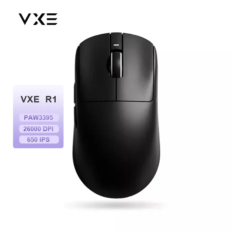 Souris de jeu sans fil ATK VXE Dragonfly R1 Pro MAX PAW3395, Édition R1 SE Plus, Esports FPS, rechargeable et légère 12
