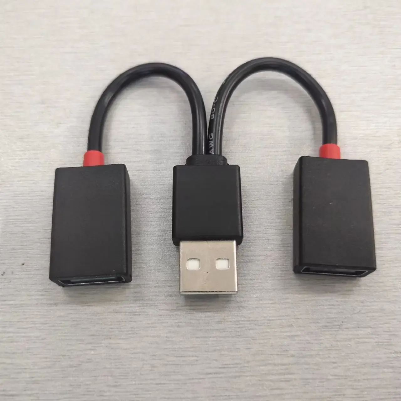 Adaptateur USB multifonction 1 vers 2 pour smartphones, tablettes et hubs multi-interfaces (charge uniquement, sans transfert de données) 4