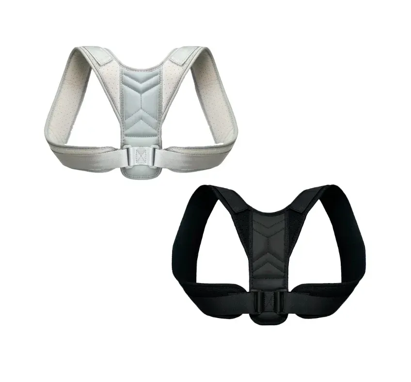 Correcteur de posture dorsale avec attelle cervicale réglable et soutien des épaules, pour la maison et le bureau, mixte 8
