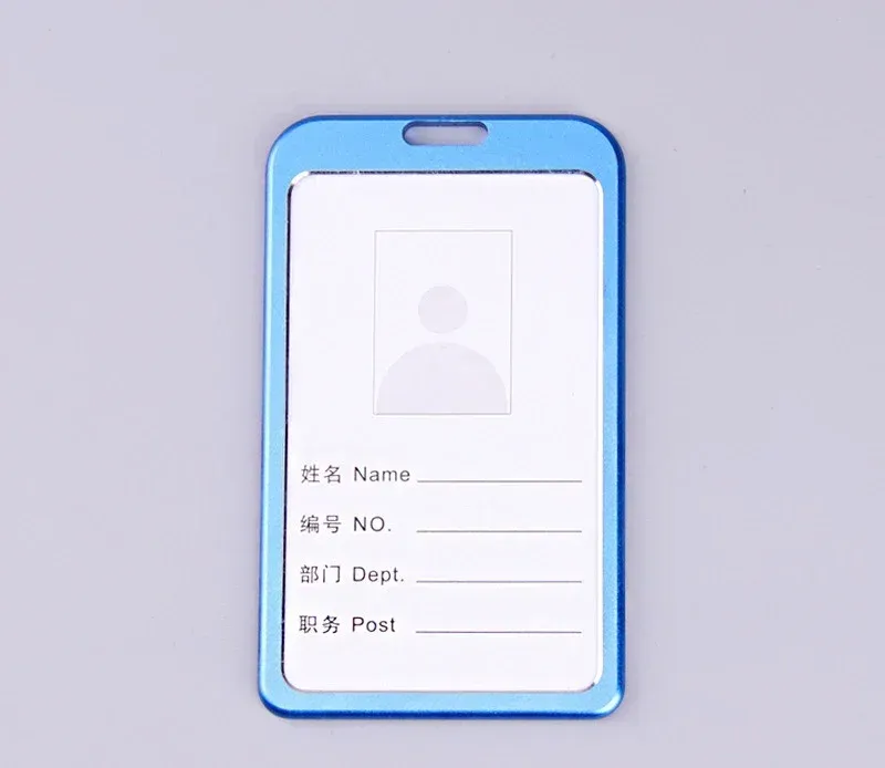 Porte-badge rétractable avec pince et porte-clés pour carte d'identité et étiquette de nom 18