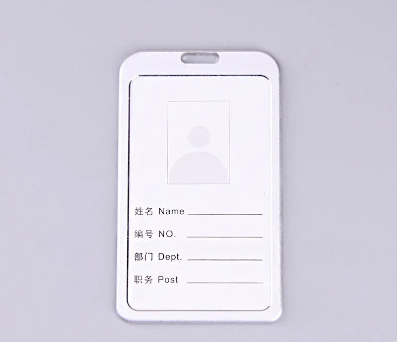 Porte-badge rétractable avec pince et porte-clés pour carte d'identité et étiquette de nom 17
