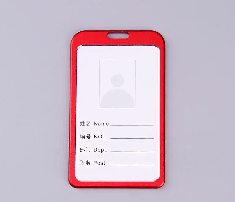 Porte-badge rétractable avec pince et porte-clés pour carte d'identité et étiquette de nom 14