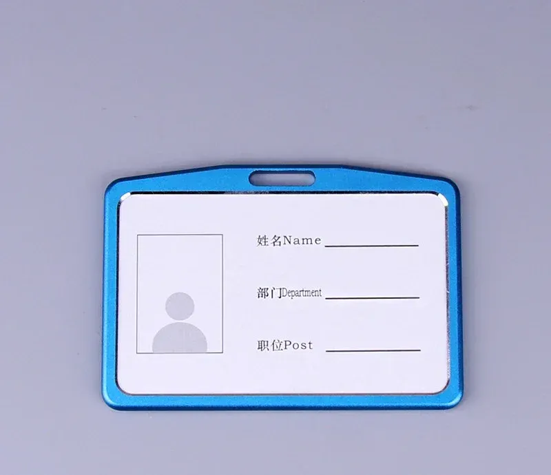 Porte-badge rétractable avec pince et porte-clés pour carte d'identité et étiquette de nom 10