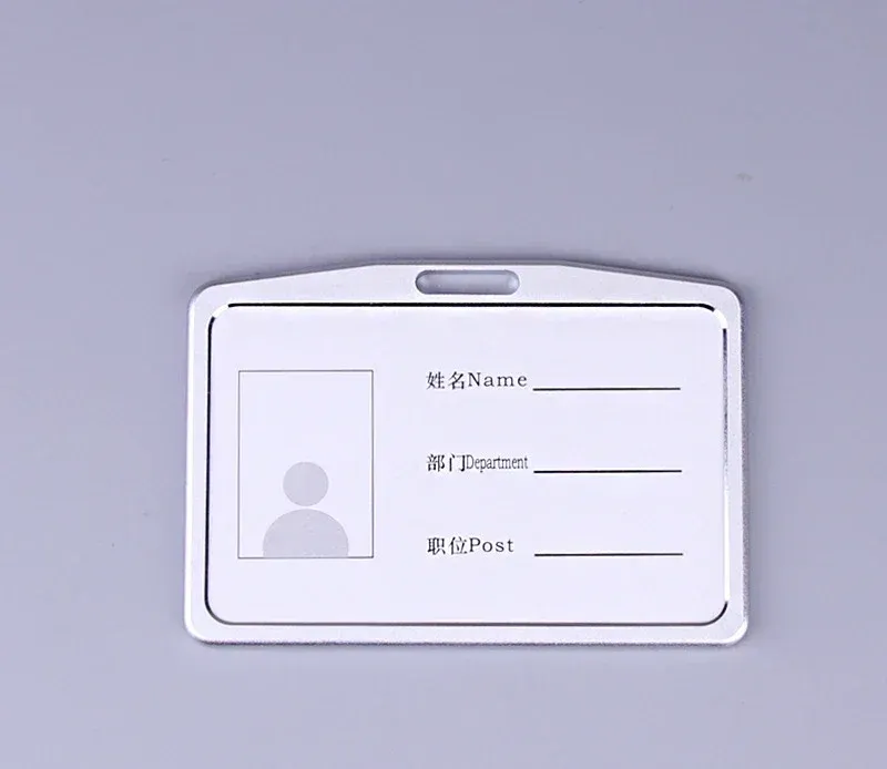 Porte-badge rétractable avec pince et porte-clés pour carte d'identité et étiquette de nom 9